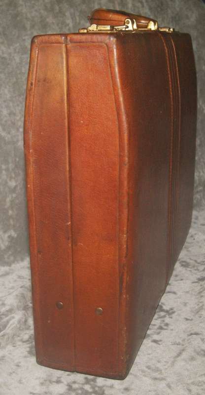 Busby genuine leather briefcase