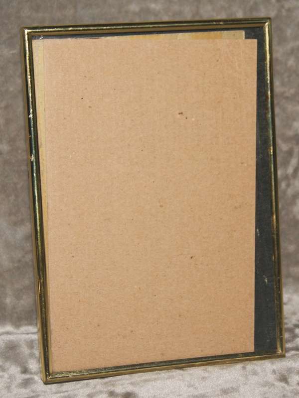Brass picture frame