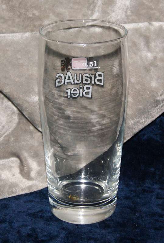 BrauAG Bier 500ml beer glass