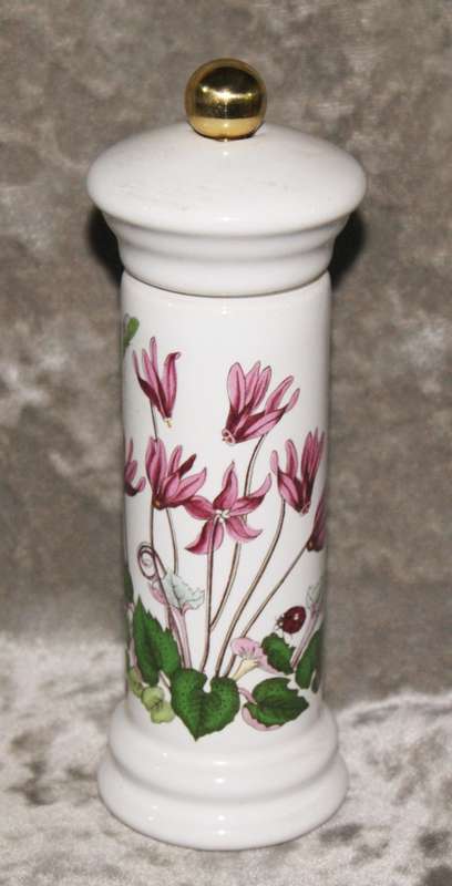 Portmeiron "The Botanic Garden" Salt and Pepper Grinder" Cyclamen 1972