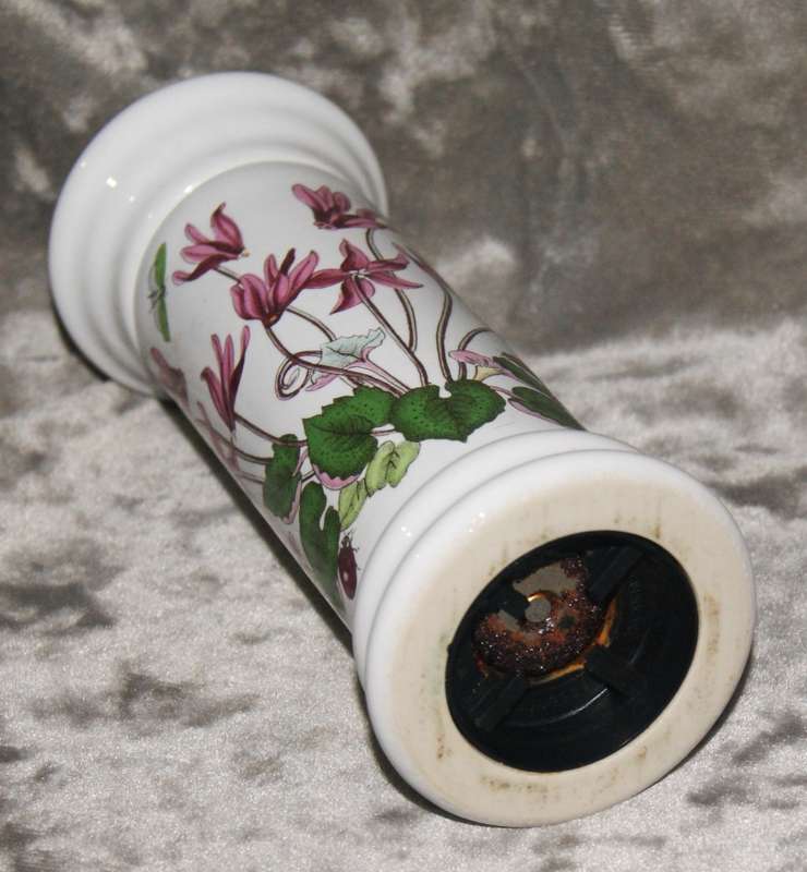 Portmeiron "The Botanic Garden" Salt and Pepper Grinder" Cyclamen 1972
