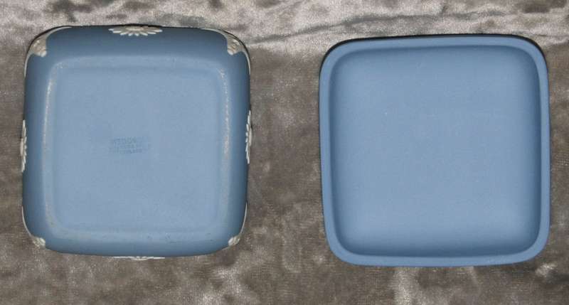 Wedgwood blue jasperware trinket box