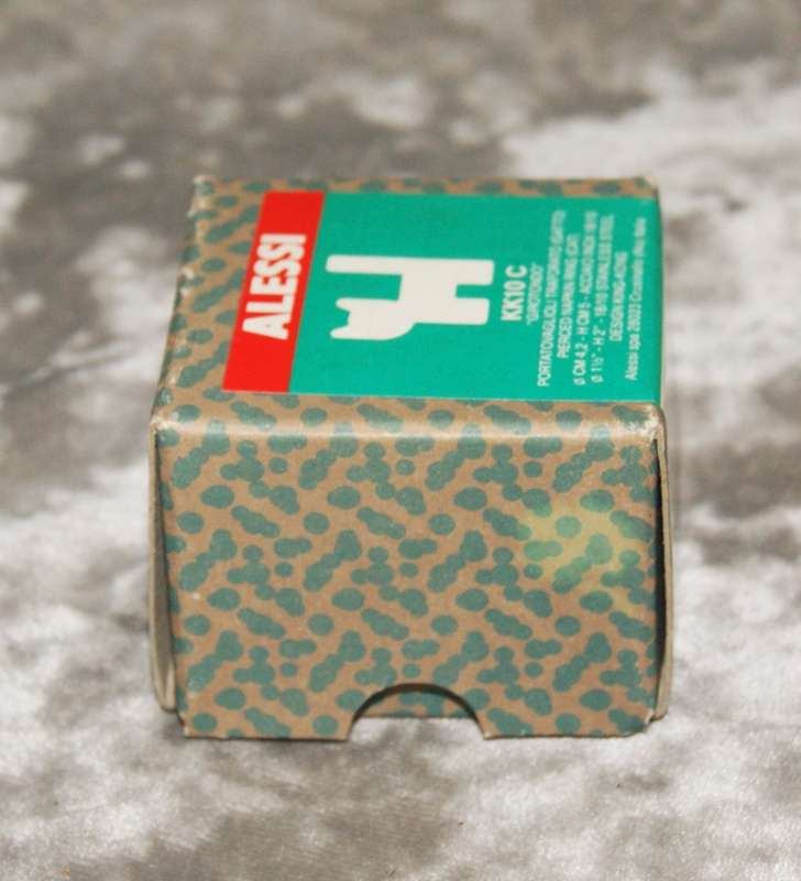 Alessi KK10C cat serviette ring in original box