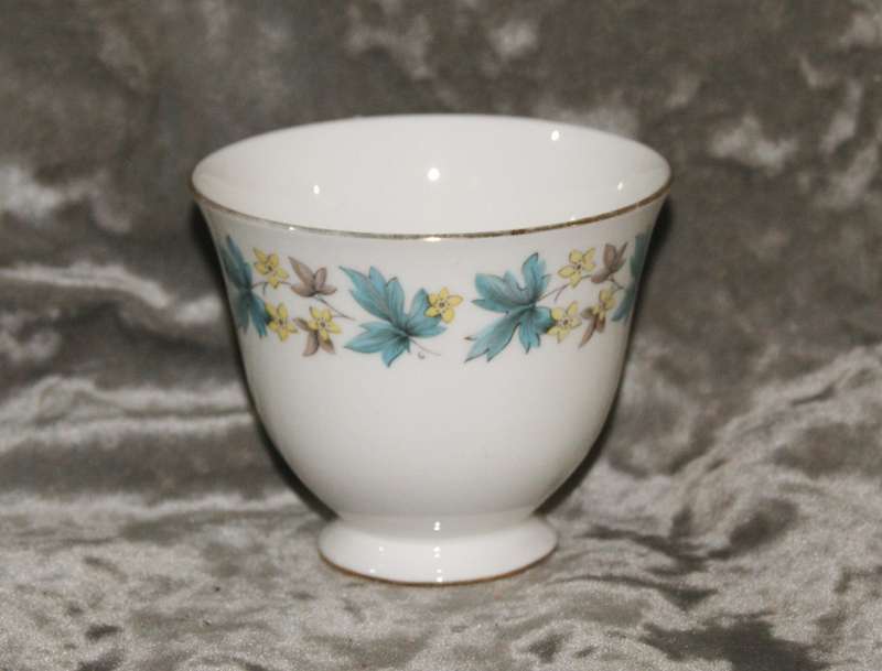 Queen Anne Blue Leaf teacup