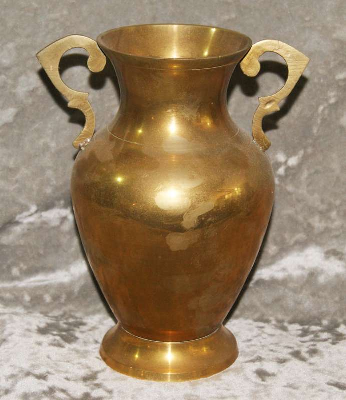 Vintage brass vase