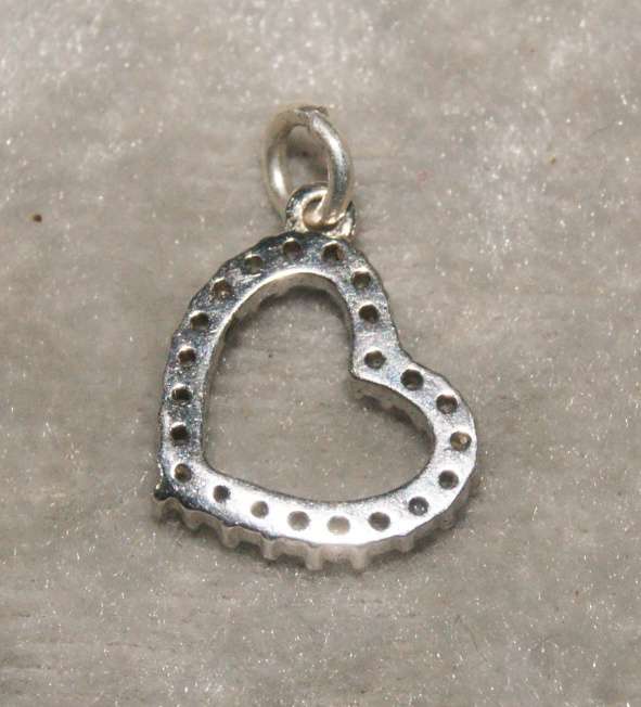 925 Heart charm (1g)  @@ CCRRAAZZYY R1 START