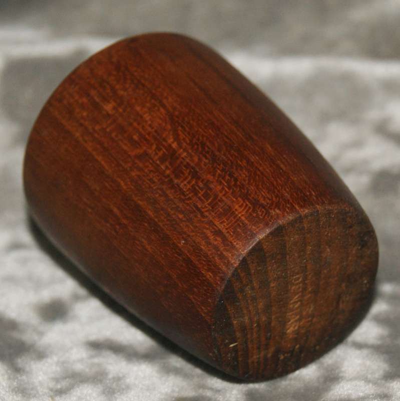 Danish made wooden shot glass @@ CCRRAAZZYY R1 START