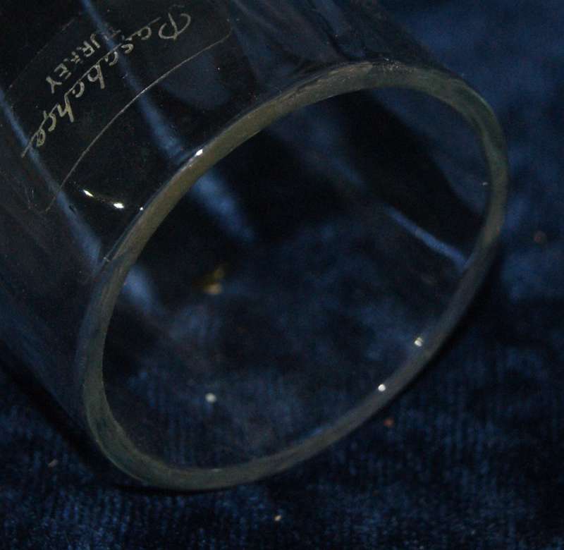 Pasabahce fluted glass vase
