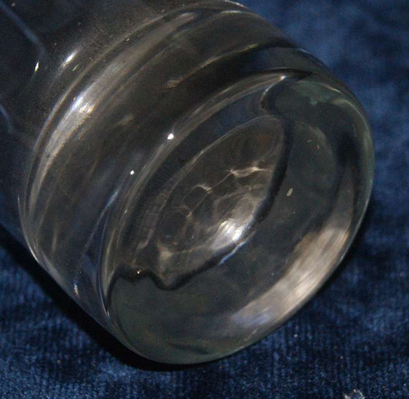 Pasabahce fluted glass vase