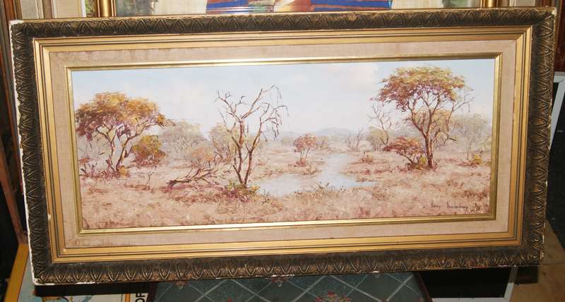 Henry Bredenkamp landscape oil on board signed