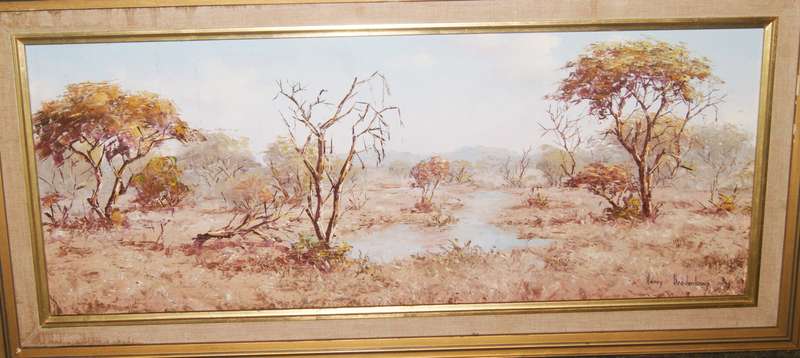 Henry Bredenkamp landscape oil on board signed