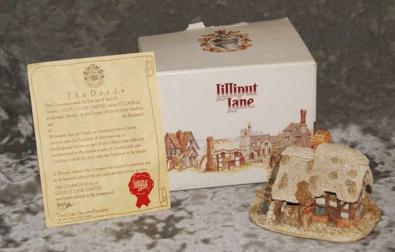 Lilliput Lane "Watermill" in original box with deed