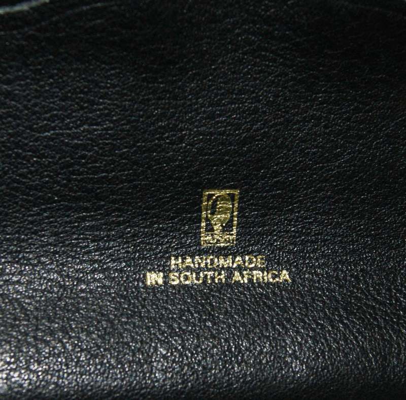 Handmade in South Africa leather purse