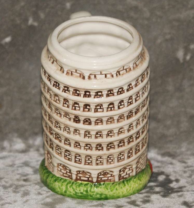Hand painted Leaning Tower of Pisa mug