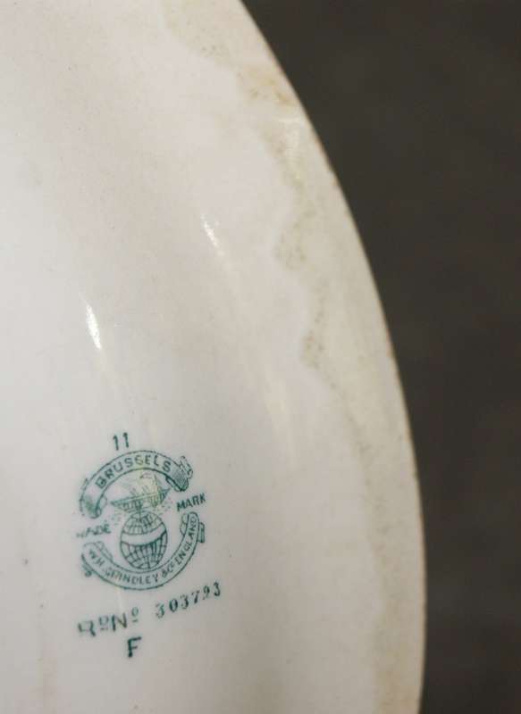*REDUCED* Brussels W.H Grindley and Co England Serving Platter Patented October 19th 1897