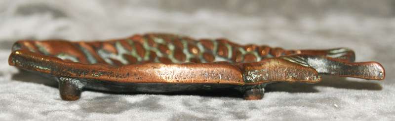 Austrian DMW copper fish shaped soap holder