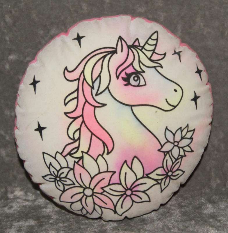 Plush unicorn pillow @ Crazy R1 start