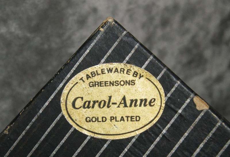 Greensons 24kt gold plated "Carol Anne" pattern teaspoons @ Crazy R1 start