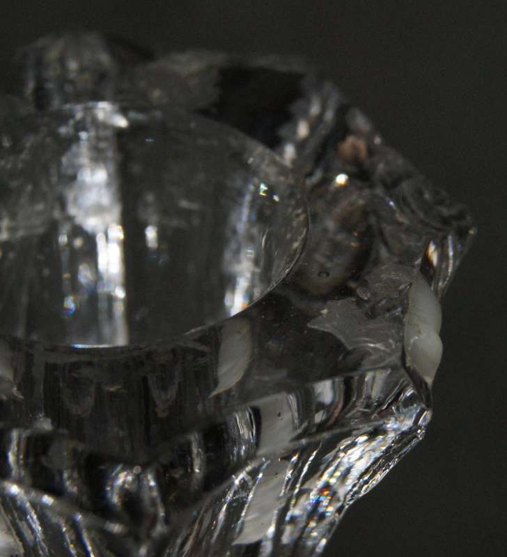 Hand cut crystal candle holder @ Crazy R1 start