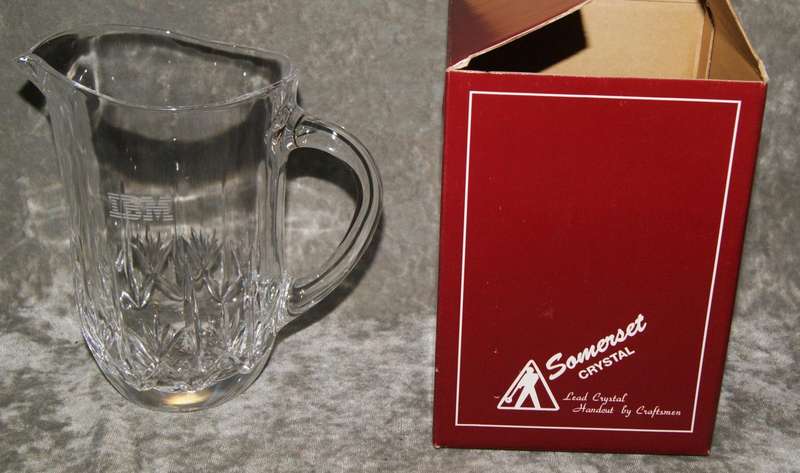 Somerset crystal water jug in original box @ Crazy R1 start
