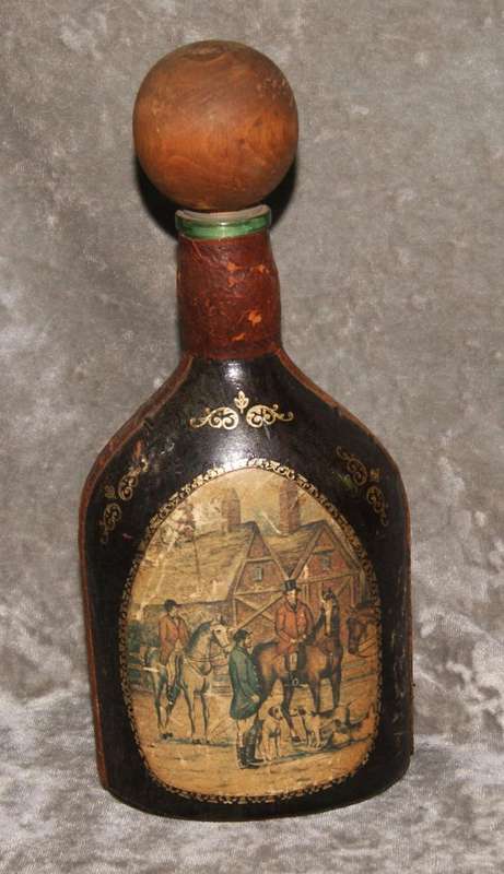 Leather covered decanter @ Crazy R1 start