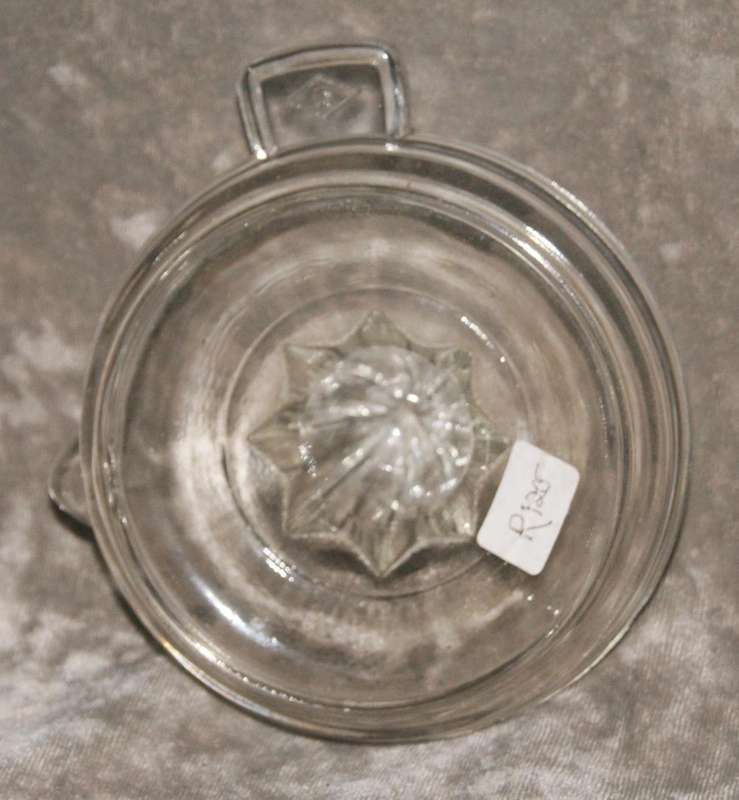 Vintage molded glass citrus juicer @ Crazy R1 start