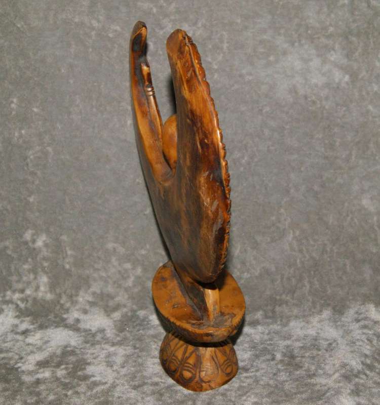 Egyptian hand cast resin hand decorated Isis statue