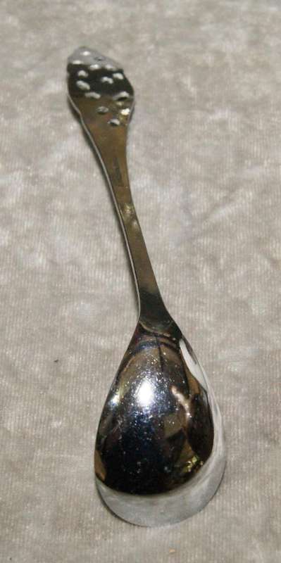Vintage Elwezetta chrome plated olive spoon @ crazy R1 start