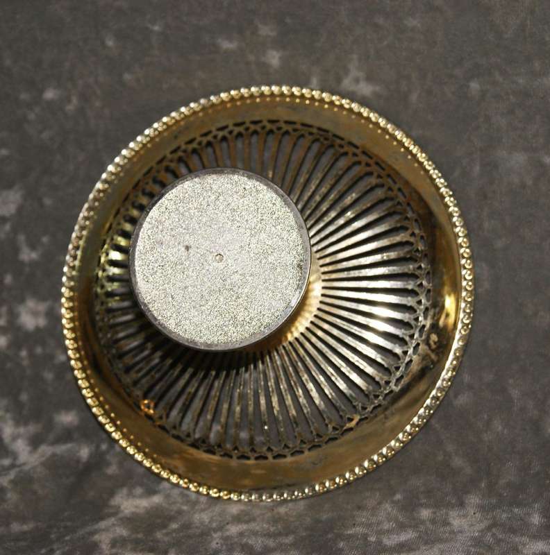 Vintage silver plated pierced biscuit serving dish @ crazy R1 start