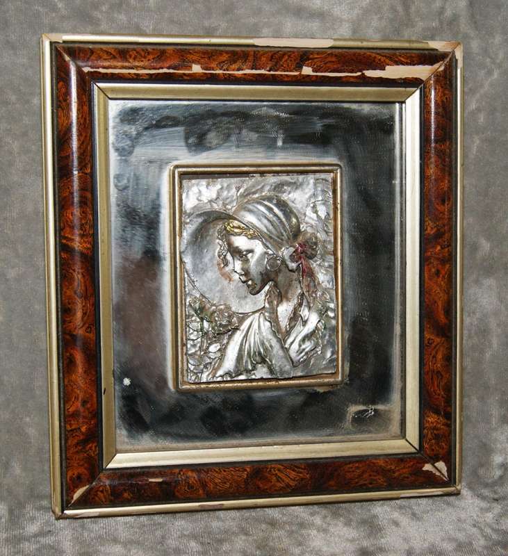Vintage 925 silver clad high relief portrait @ crazy R1 start