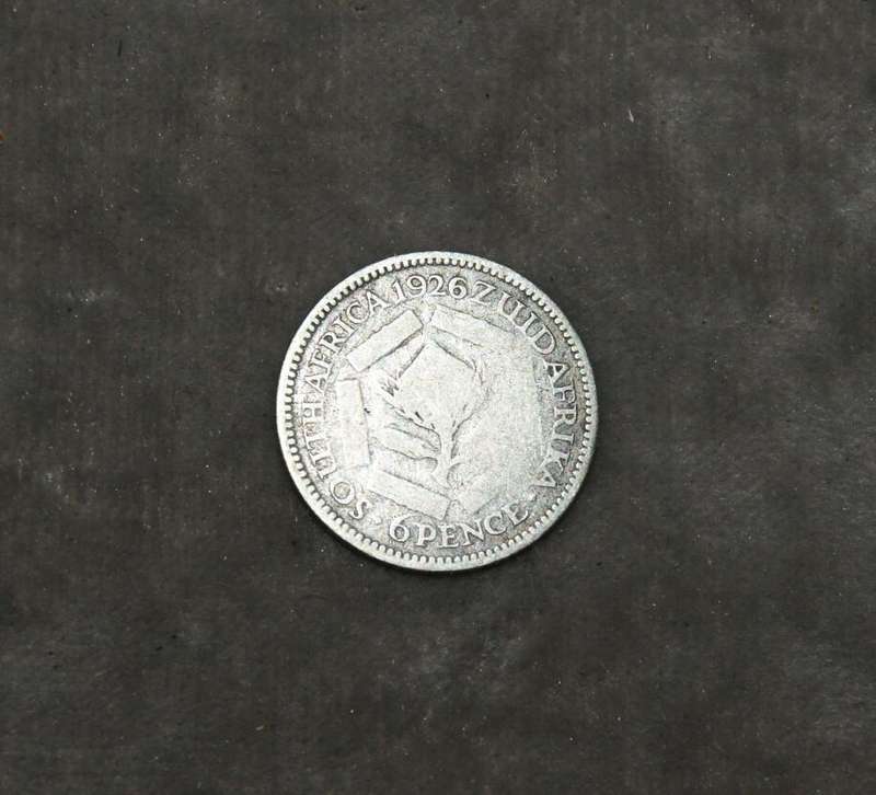 1926 Union of South Africa 6d (six Pence) 80% silver @ crazy R1 start