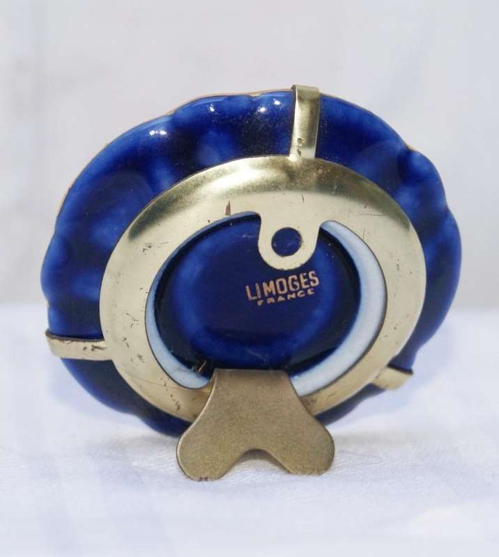 Miniature Limoges display plate @ crazy R1 start