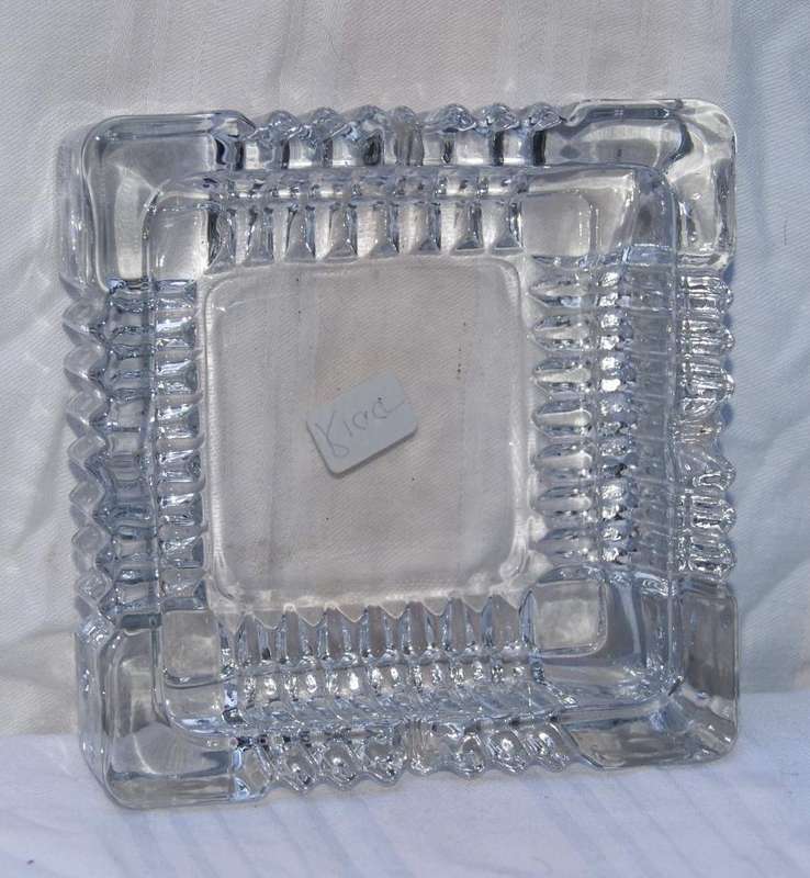 Moulded glass ashtray @ crazy R1 start