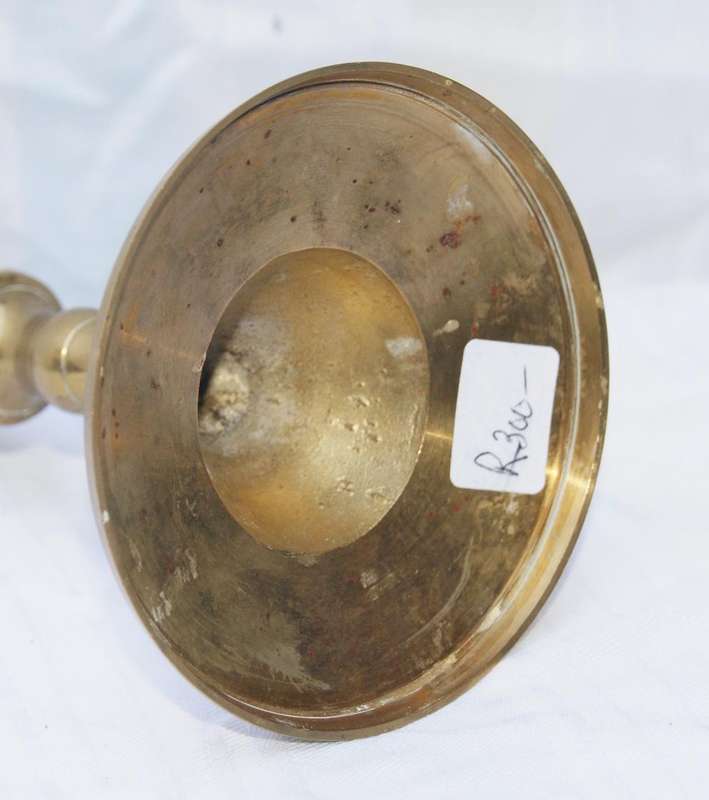 Vintage mother of pearl and brass candlestick @ crazy R1 start