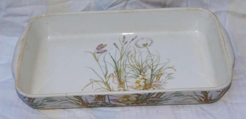 Vintage Pillivuyt rectangular dish (1 of 2)