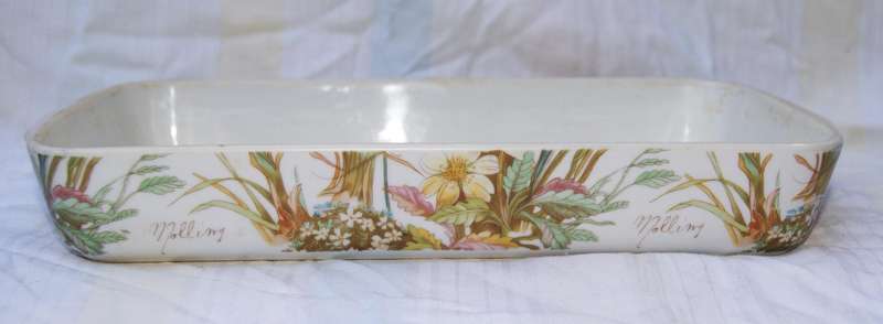 Vintage Pillivuyt rectangular dish (1 of 2)
