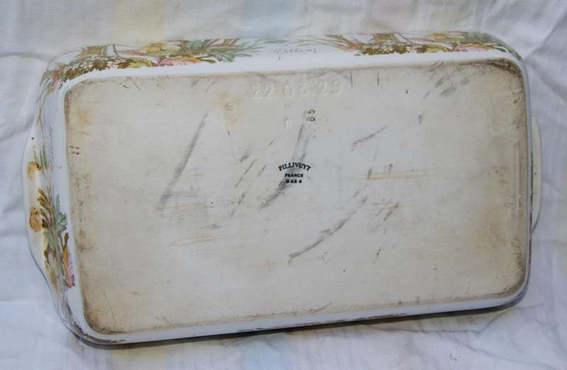 Vintage Pillivuyt rectangular dish (1 of 2)