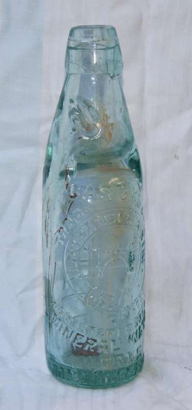 Rare vintage Castle Mineral Water bottle