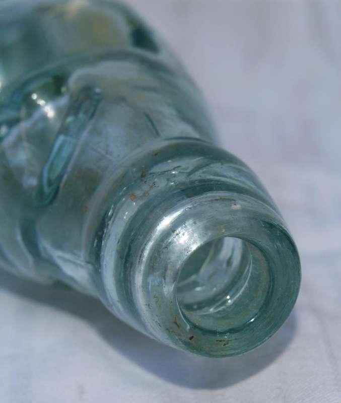 Rare vintage Castle Mineral Water bottle