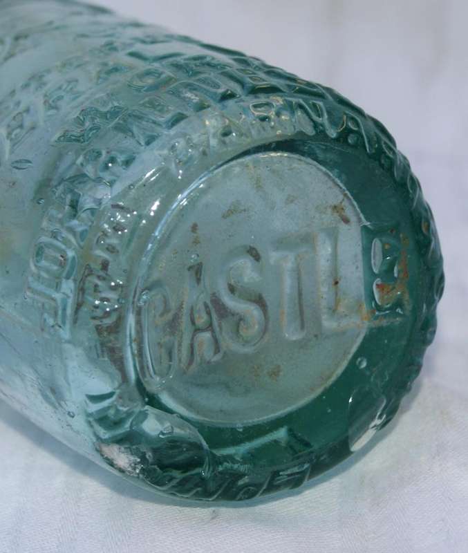 Rare vintage Castle Mineral Water bottle