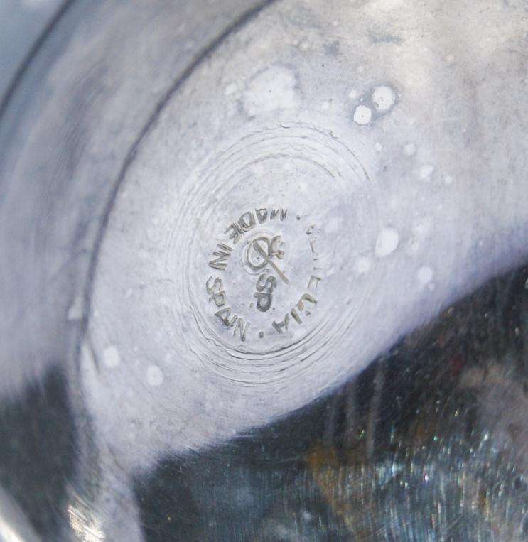 Vintage silver plated champagne goblet