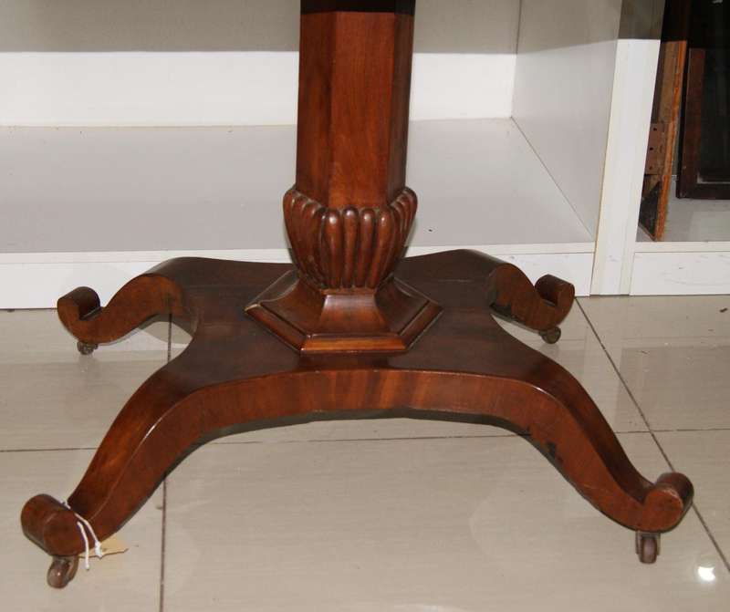 Victorian Mahogany Sofa/ Console table with drop leaves and drawer