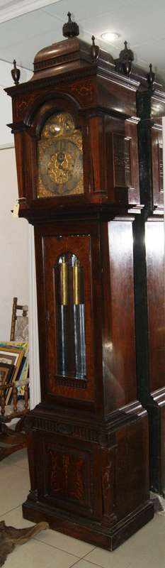 Howard Miller Mahogany Long Case Clock  Westminster & Whittington Chimes (Needs Service)