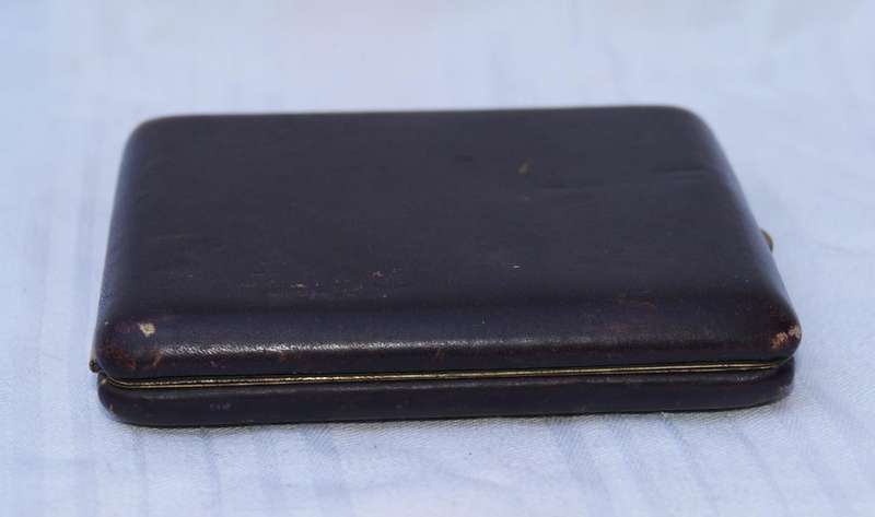 Vintage Leather Cigarette Case