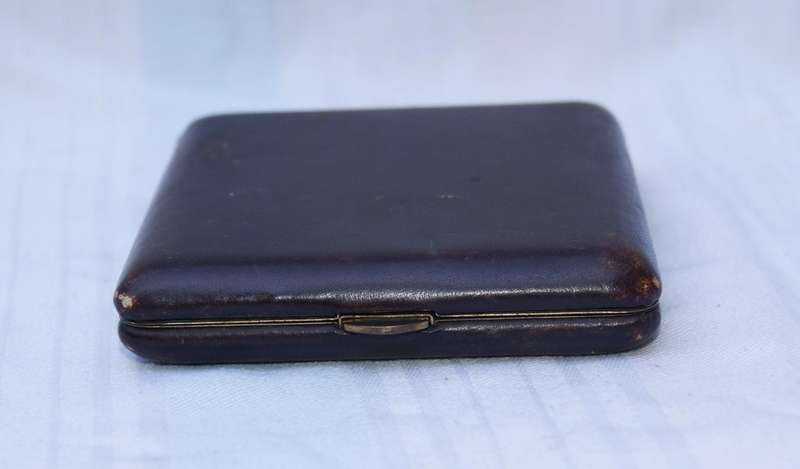 Vintage Leather Cigarette Case