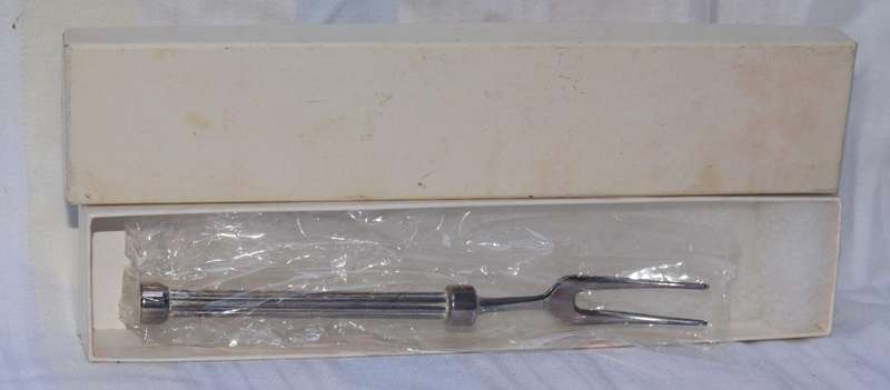 Vintage Silver-Plated Pickle Fork