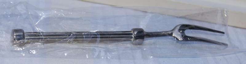 Vintage Silver-Plated Pickle Fork