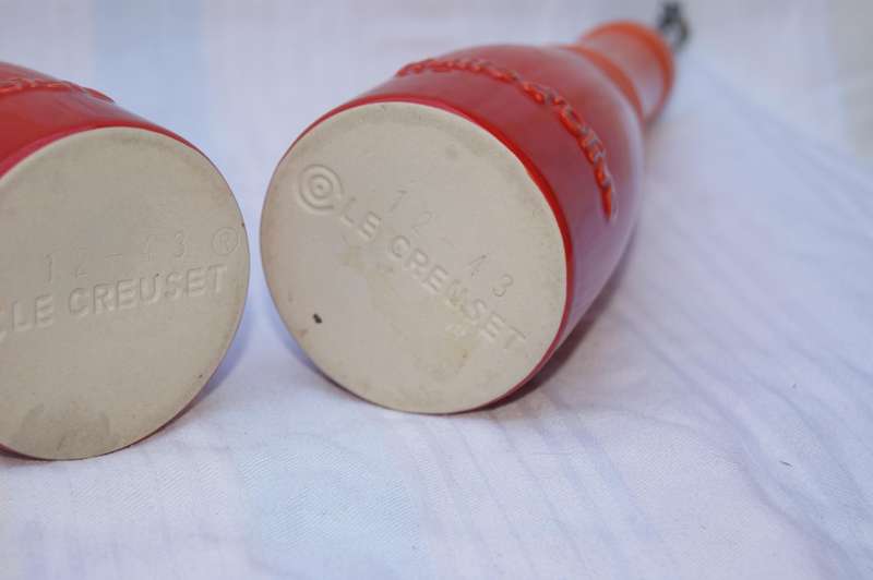 Le Creuset Olive Oil & Vinegar Dispenser Set  Volcanic Orange