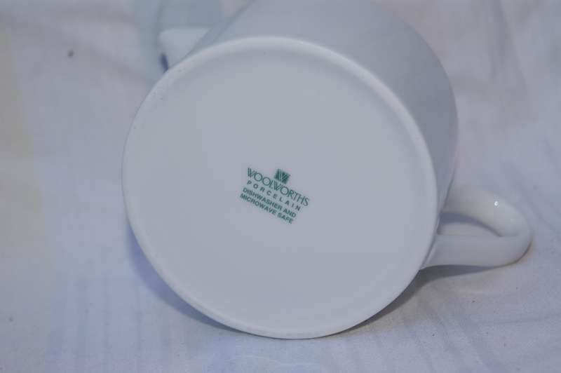Woolworths White Porcelain Milk Jug