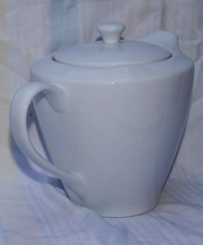 Woolworths Essentials White Porcelain Teapot